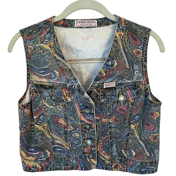 Guess Tops - Guess Jeans Vest - Women - 100% cotton Sample -